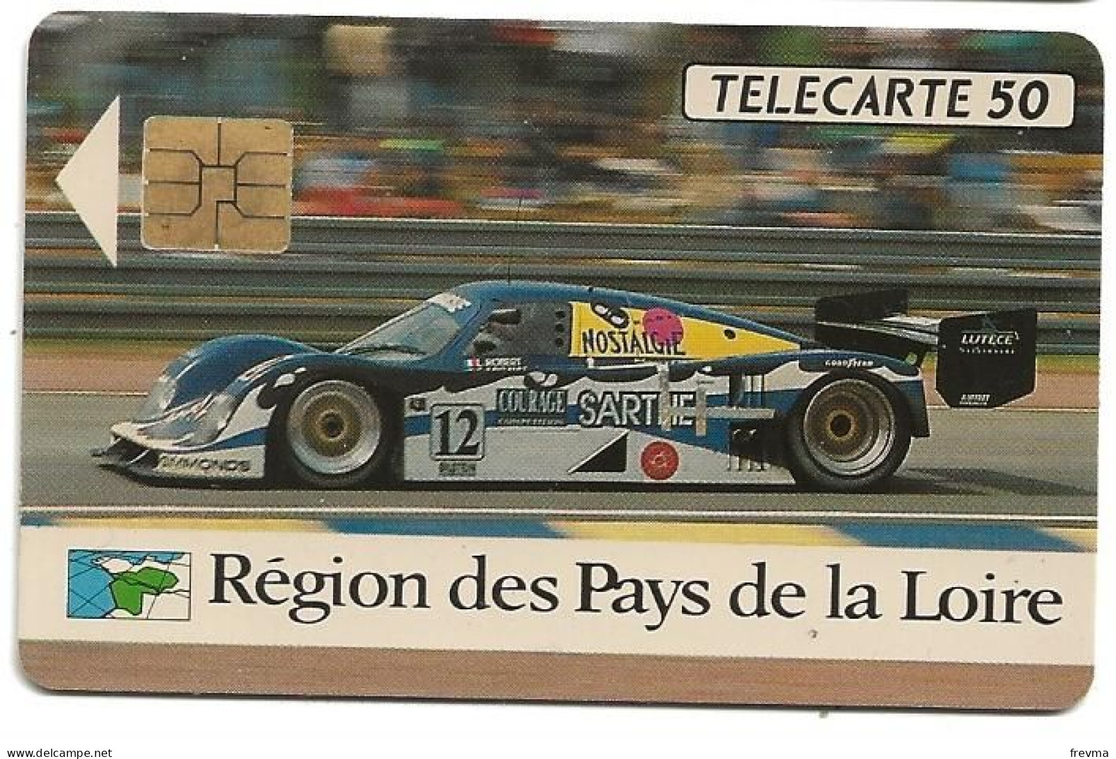 Telecarte F 277 Pays De La Loire 250 Unités Luxe SO3 - 1992