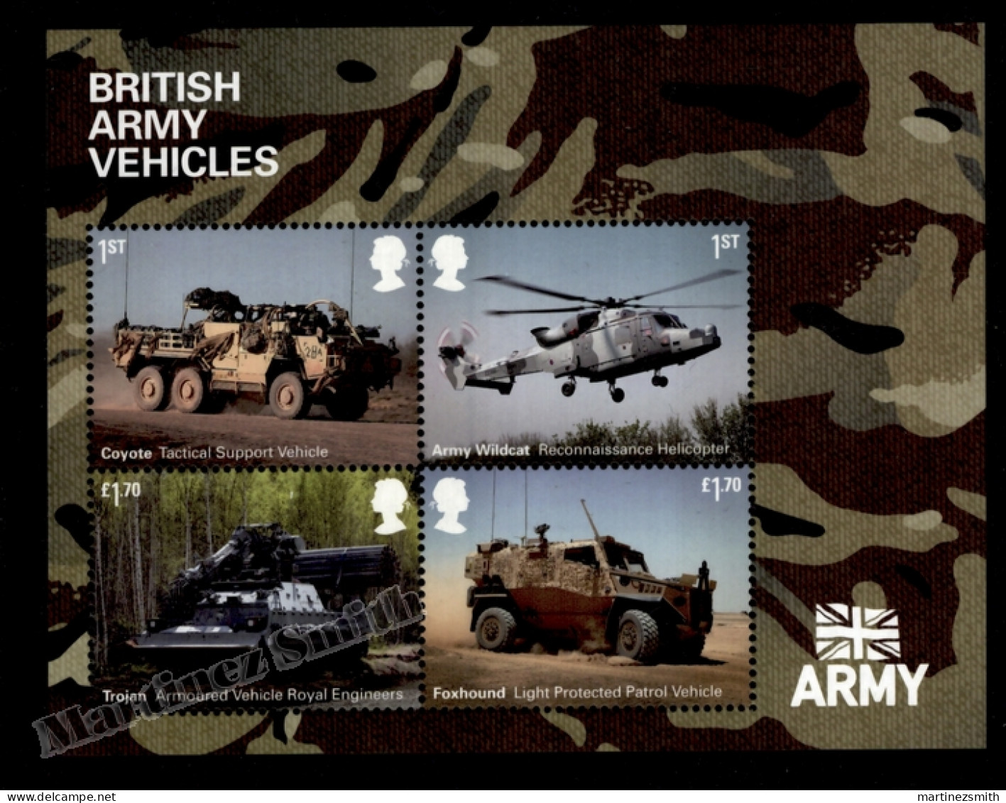 Grande Bretagne - Greate Britain 2021 Yv. F-5246 - British Army Vehicles, Military - Miniature Sheet -  MNH - Non Classificati