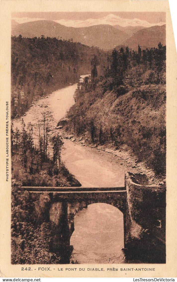 FRANCE - Foix - Le Pont Du Diable Près Saint Antoine - Carte Postale Ancienne - Foix