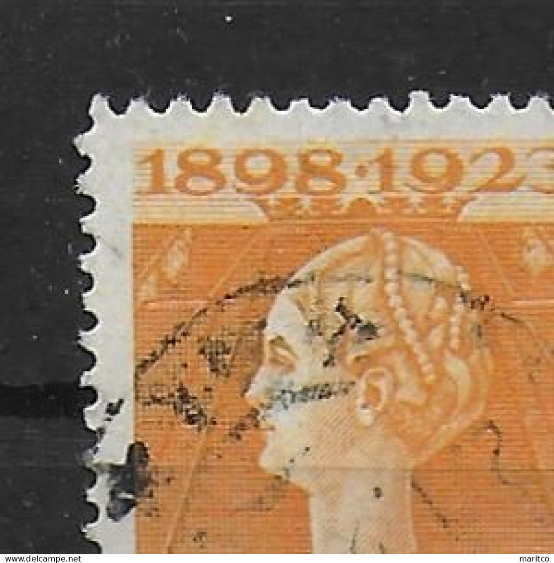 Netherlands 1923 Nr 127 PM Error Plattenfehler Plaatfout - Plaatfouten En Curiosa