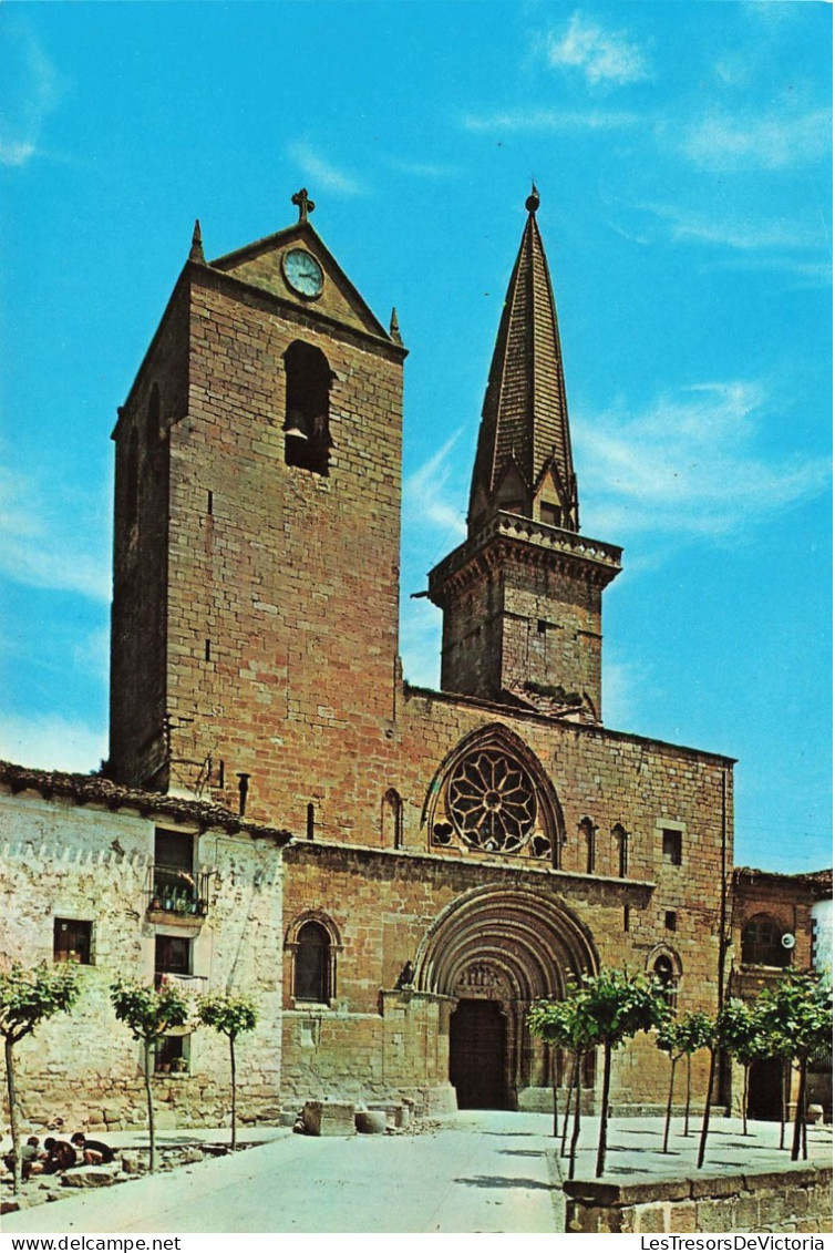ESPAGNE - Navarra - Olite - Eglise Saint Pierre - Carte Postale Récente - Navarra (Pamplona)