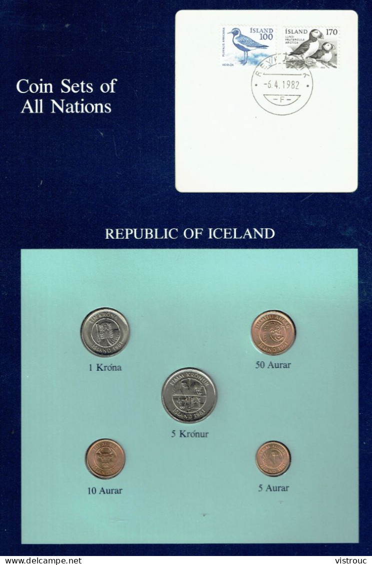 ICELAND - ISLANDE - Set Complet MINT - Fleurs De Coins Under Blister - YEAR 1981. - Island