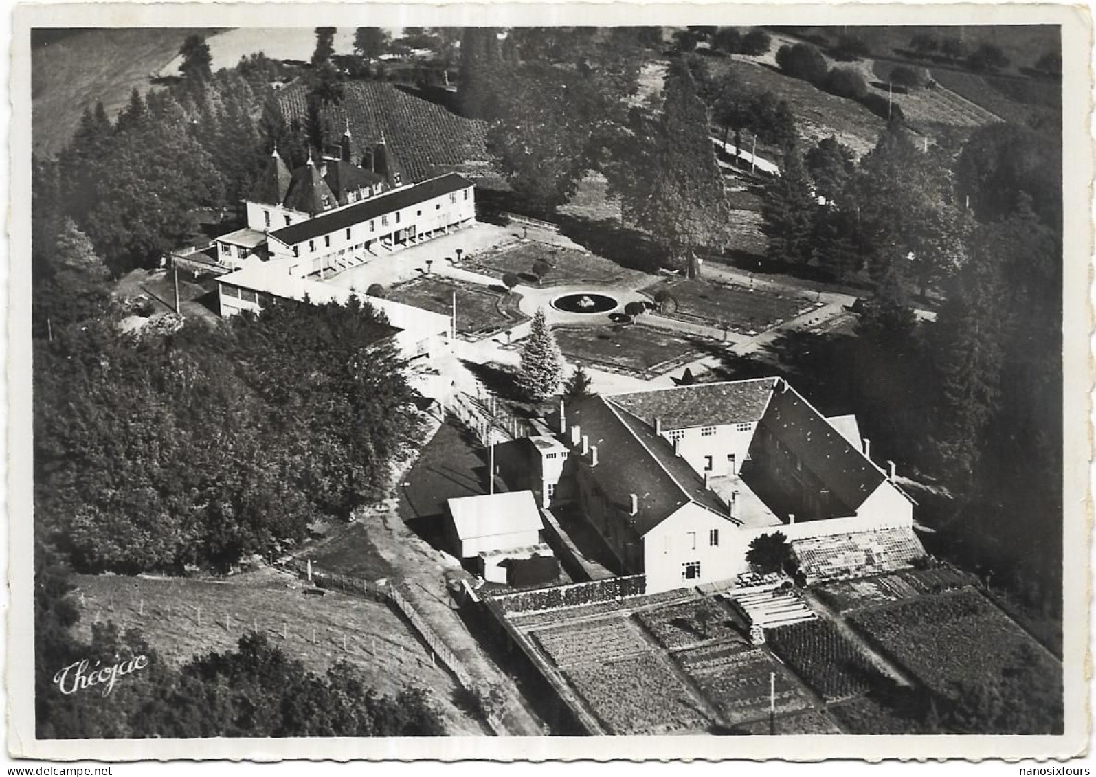 D 87. CHATEAUNEUF LA FORET.  VUE AERIENNE  CARTE ECRITE - Chateauneuf La Foret