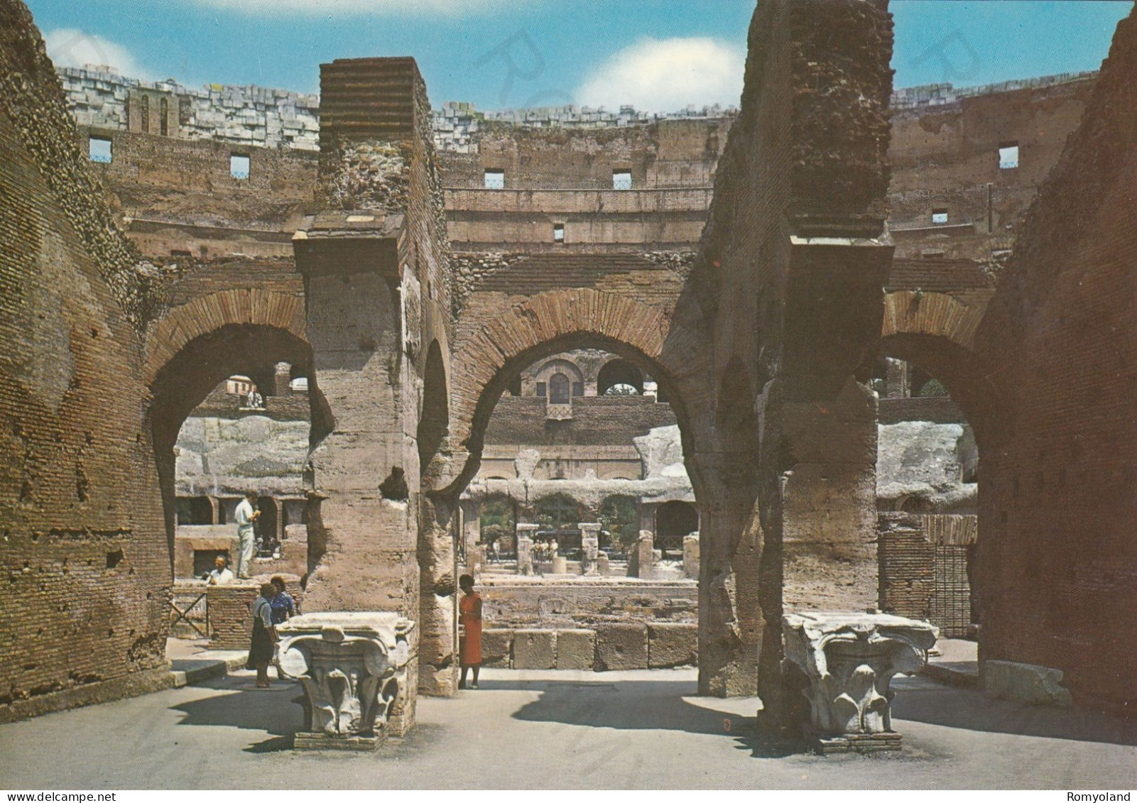 CARTOLINA  ROMA,LAZIO-COLOSSEO INGRESSO IMPERIALE-STORIA,CULTURA,RELIGIONE,MEMORIA,BELLA ITALIA,NON VIAGGIATA - Kolosseum