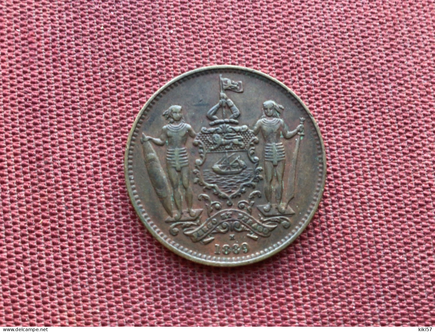 BRITISH NOTH BORNÉO Monnaie De One Cent 1889 - Colonie