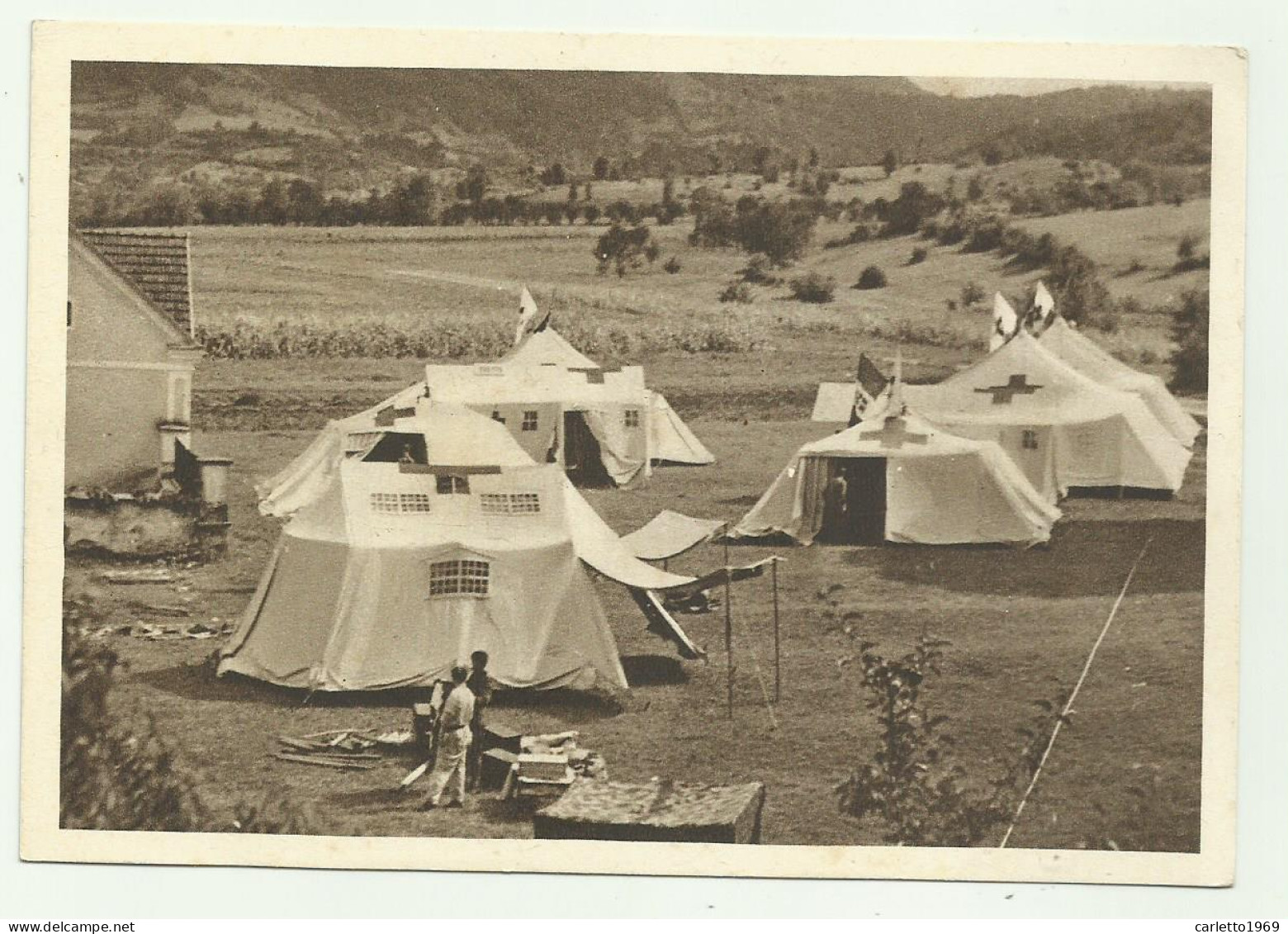 IL MEDICO ITALIANO IN GUERRA - OSPEDALE DA CAMPO SPIEGATO - NV FG - War 1939-45