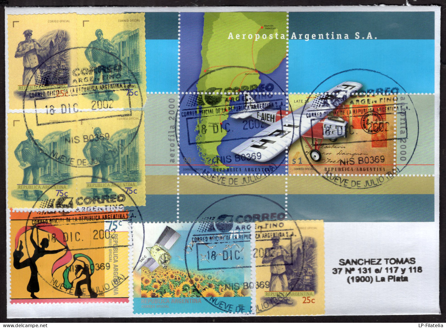 Argentina - 2002 - Modern Stamps - Diverse Stamps - Briefe U. Dokumente