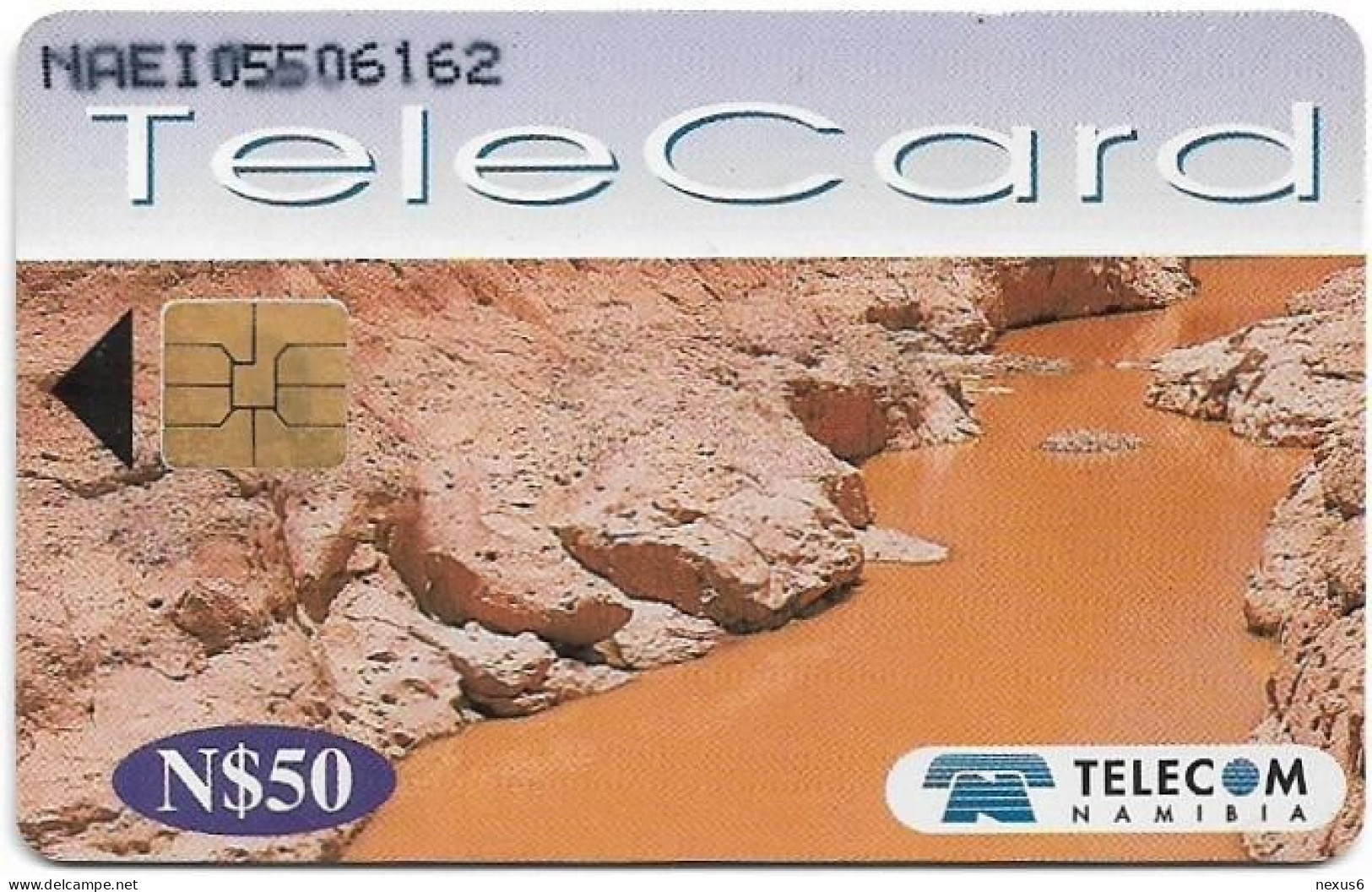 Namibia - Telecom Namibia - Landscapes - Sesriem Canyon, 50$, Used - Namibia