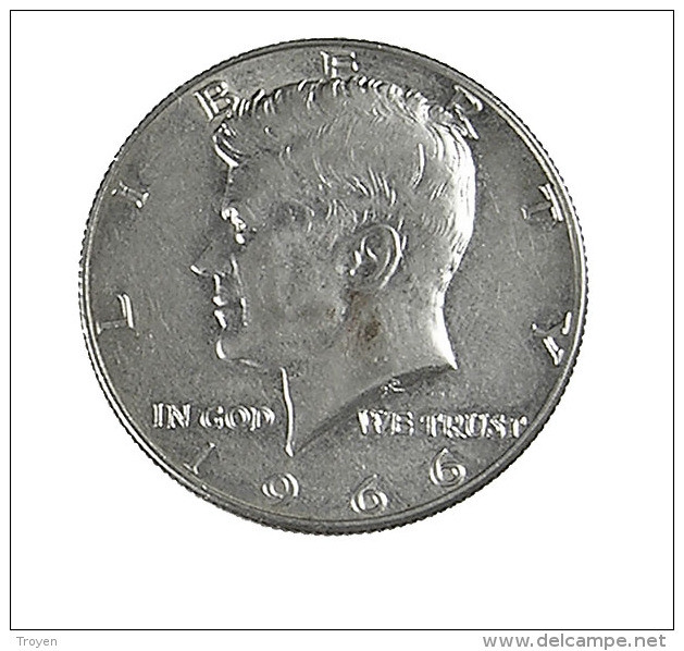 Half Dollar - Kennedy - USA - 1966  - Argent-Cuivre  - TTB - - 1916-1947: Liberty Walking