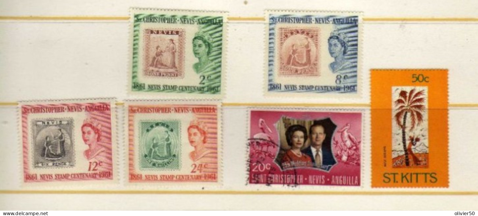 Saint Christophe - (1961-80)  -   Elizabeth II - Neufs* Et Oblit - St.Cristopher-Nevis & Anguilla (...-1980)