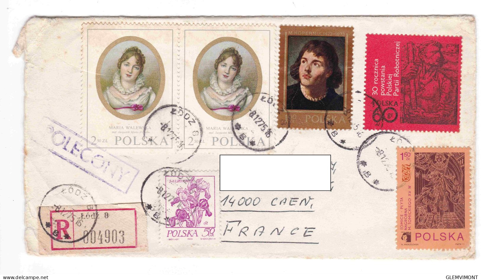 POLOGNE Enveloppe  ( N°2 ) Multi Timbres - Brieven En Documenten