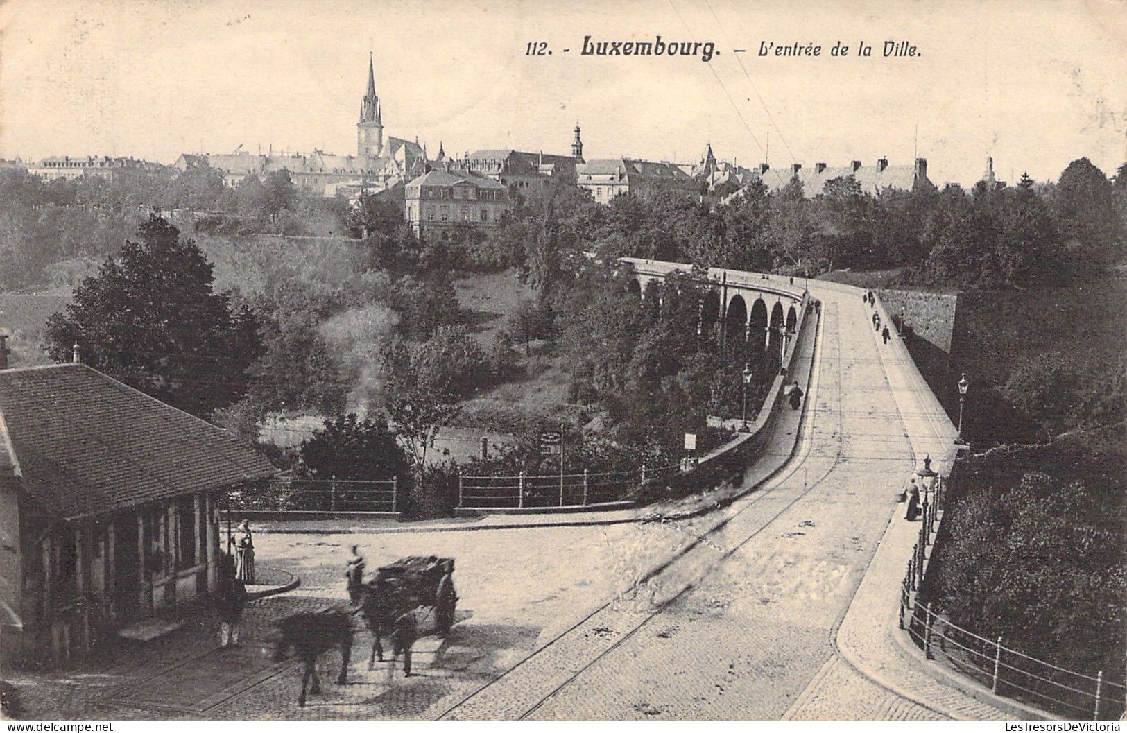 Luxembourg - L'entrée De La Ville - Carte Postale Ancienne - Luxemburg - Stadt