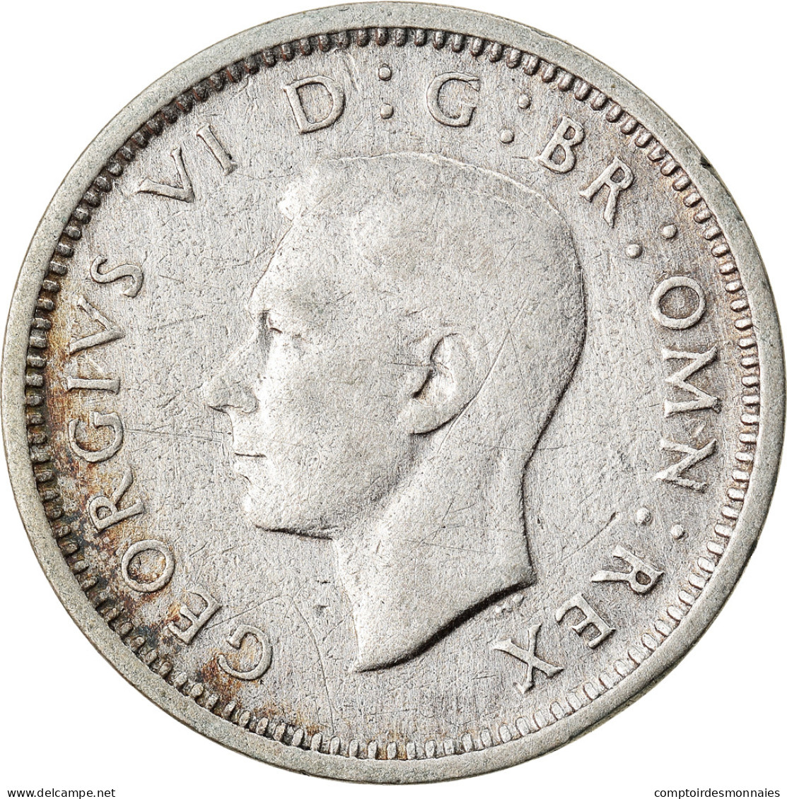 Monnaie, Grande-Bretagne, George VI, 3 Pence, 1937, TTB, Argent, KM:848 - F. 3 Pence