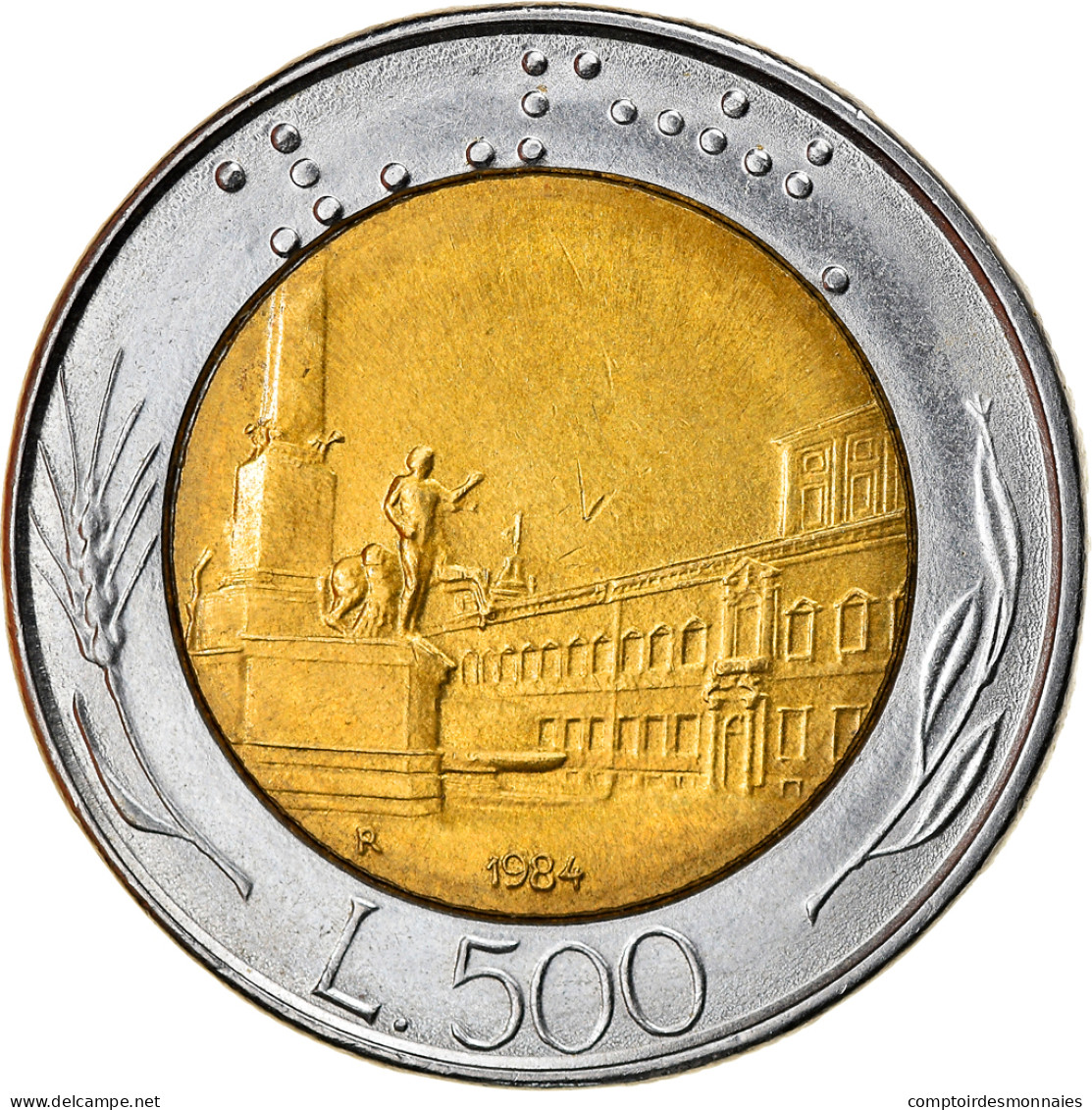 Monnaie, Italie, 500 Lire, 1984, Rome, TTB+, Bi-Metallic, KM:111 - 500 Lire