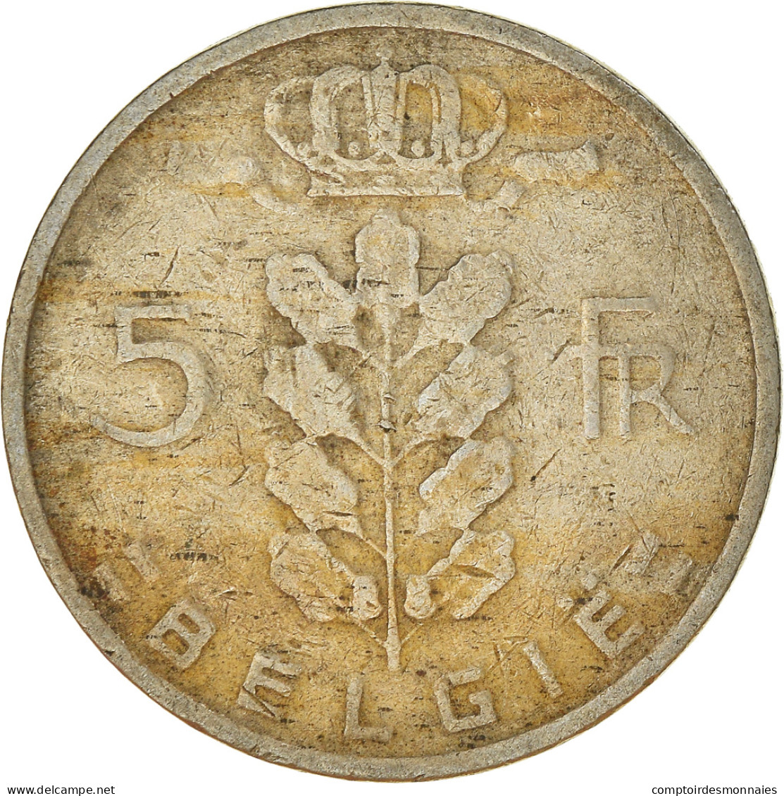 Monnaie, Belgique, 5 Francs, 5 Frank, 1967, TB, Cupro-nickel, KM:135.1 - 5 Francs