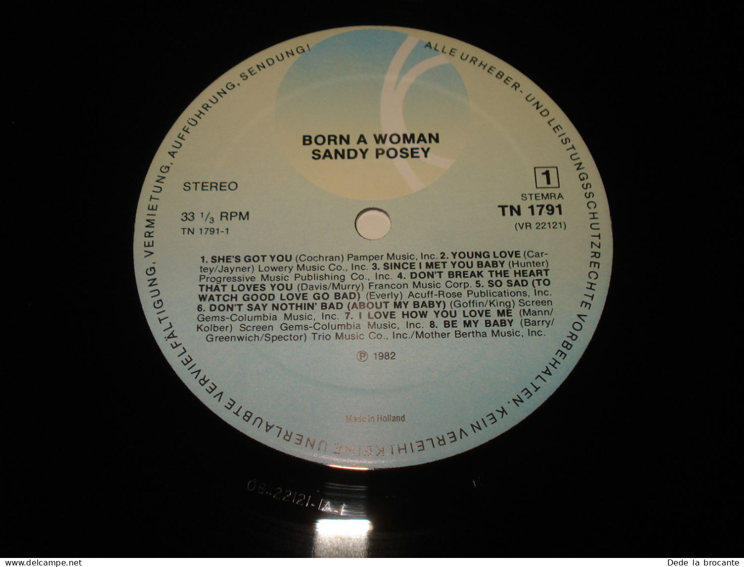 B12 / Sandy Posey – Born A Woman - LP - K Tel – TN 1791 - Neth  1982   NM/NM