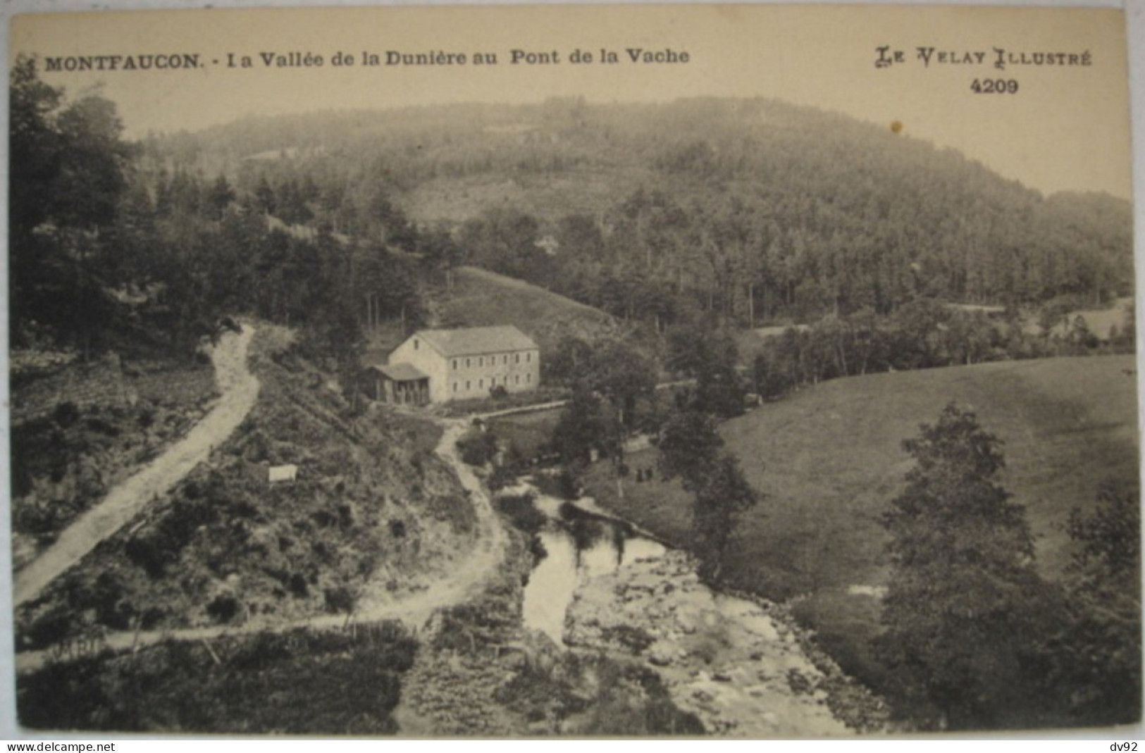 HAUTE LOIRE MONTFAUCON VALLEE DE LA DUNIERE AU PONT DE LA VACHE - Montfaucon En Velay