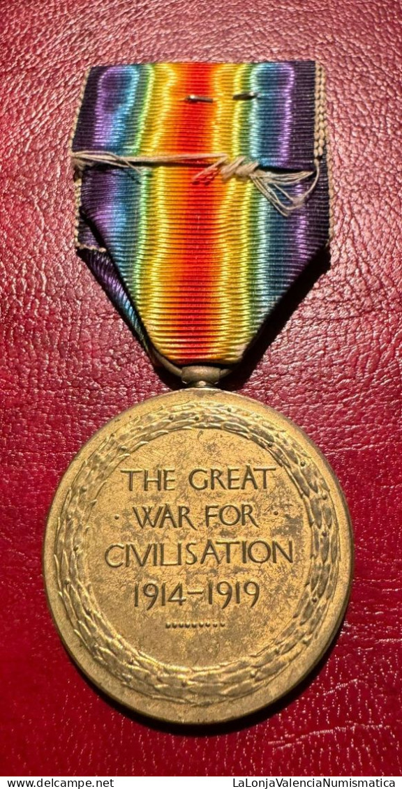 Inglaterra Medalla 1º Guerra Mundial Interaliada 1914-1919 - Sonstige & Ohne Zuordnung