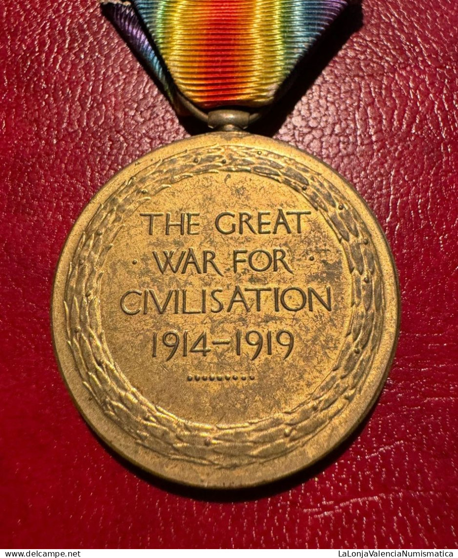 Inglaterra Medalla 1º Guerra Mundial Interaliada 1914-1919 - Sonstige & Ohne Zuordnung