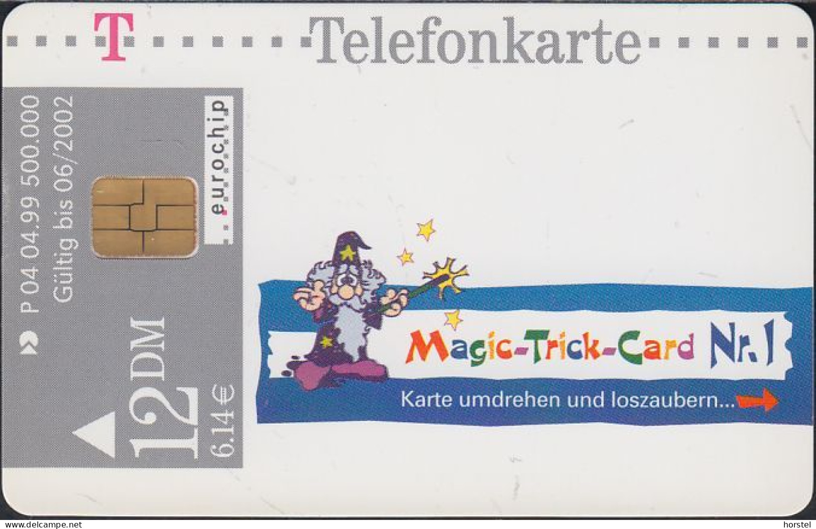 Germany P04/99 Zaubertrick 1 : Die Schwebende Flasche - DD:5904 Modul 37F - P & PD-Series: Schalterkarten Der Dt. Telekom