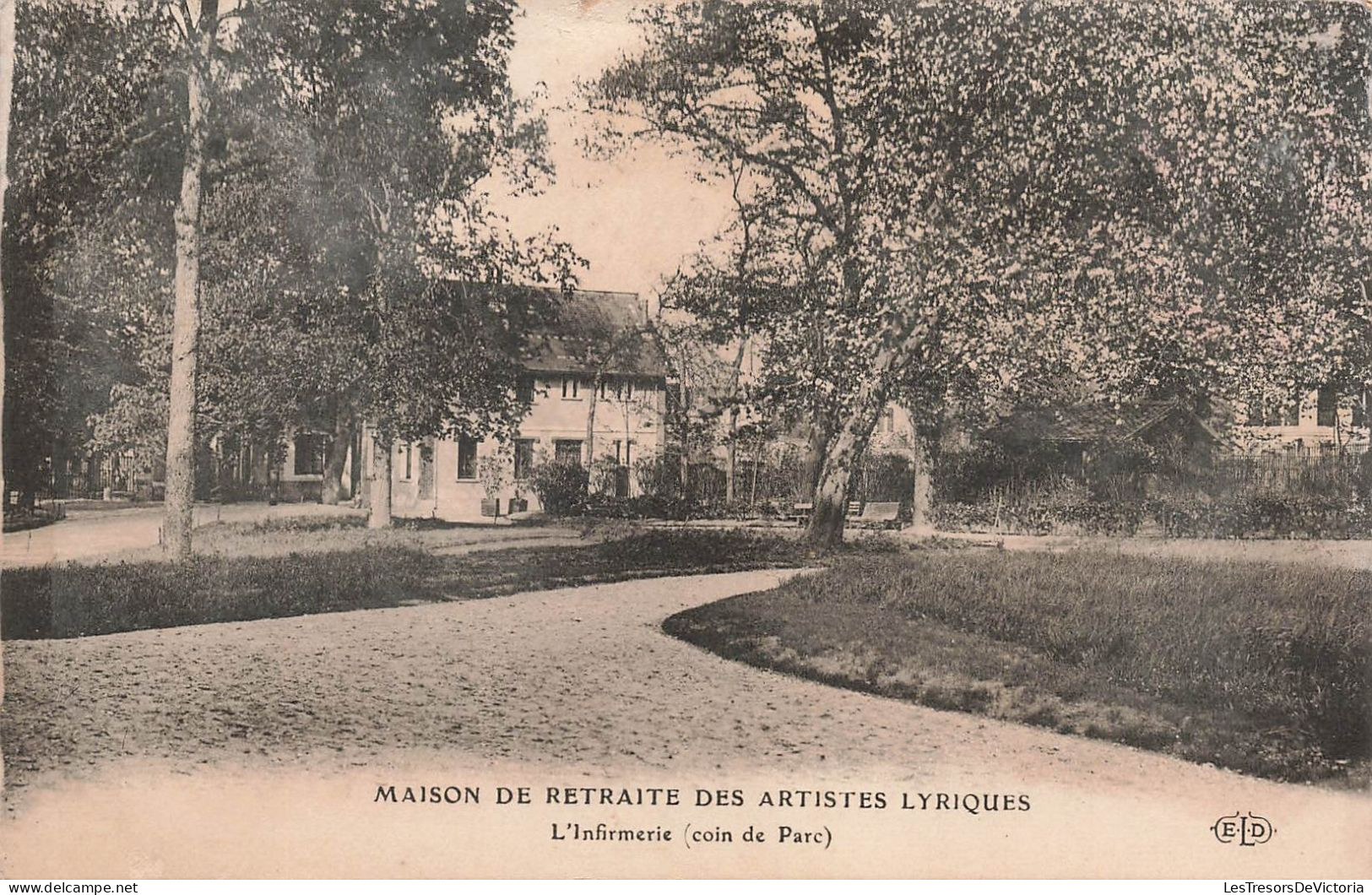 SANTE - Maison De Retraite Des Artistes Lyriques - Vue Sur L'infirmerie Du Coin Du Parc - Carte Postale Ancienne - Santé