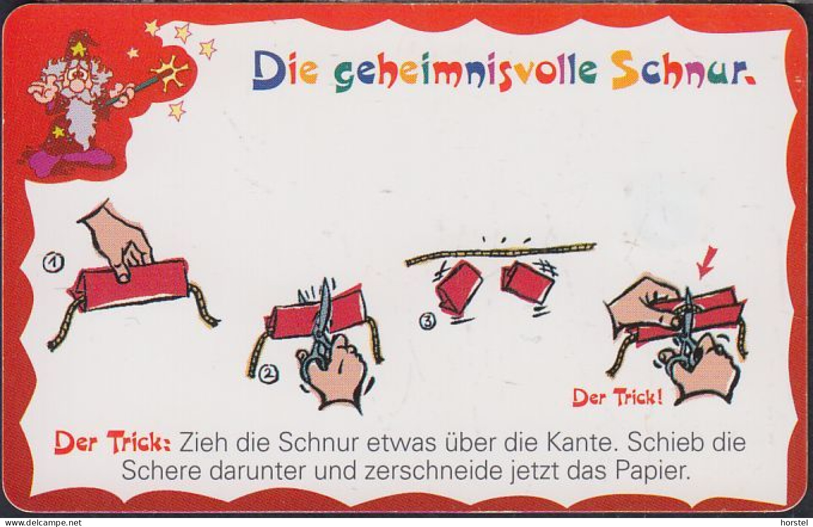 Germany P11/99 Zaubertrick 2 - Die Geheimnissevolle Schnur  DD:5907 Modul 32 - P & PD-Series: Schalterkarten Der Dt. Telekom