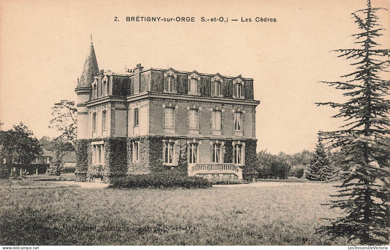 FRANCE - Bretigny Sur Orge - Vus Générale Des Cèdres - Carte Postale Ancienne - Bretigny Sur Orge