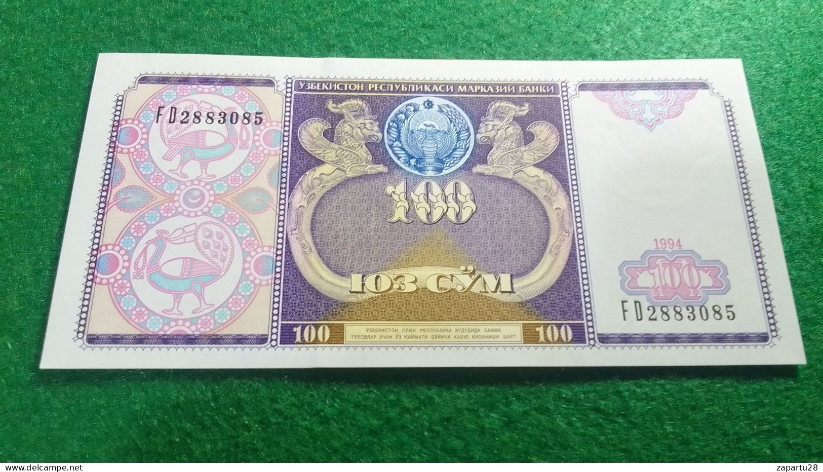 ÖZBEKİSTAN--   100    SOM        UNC - Oezbekistan