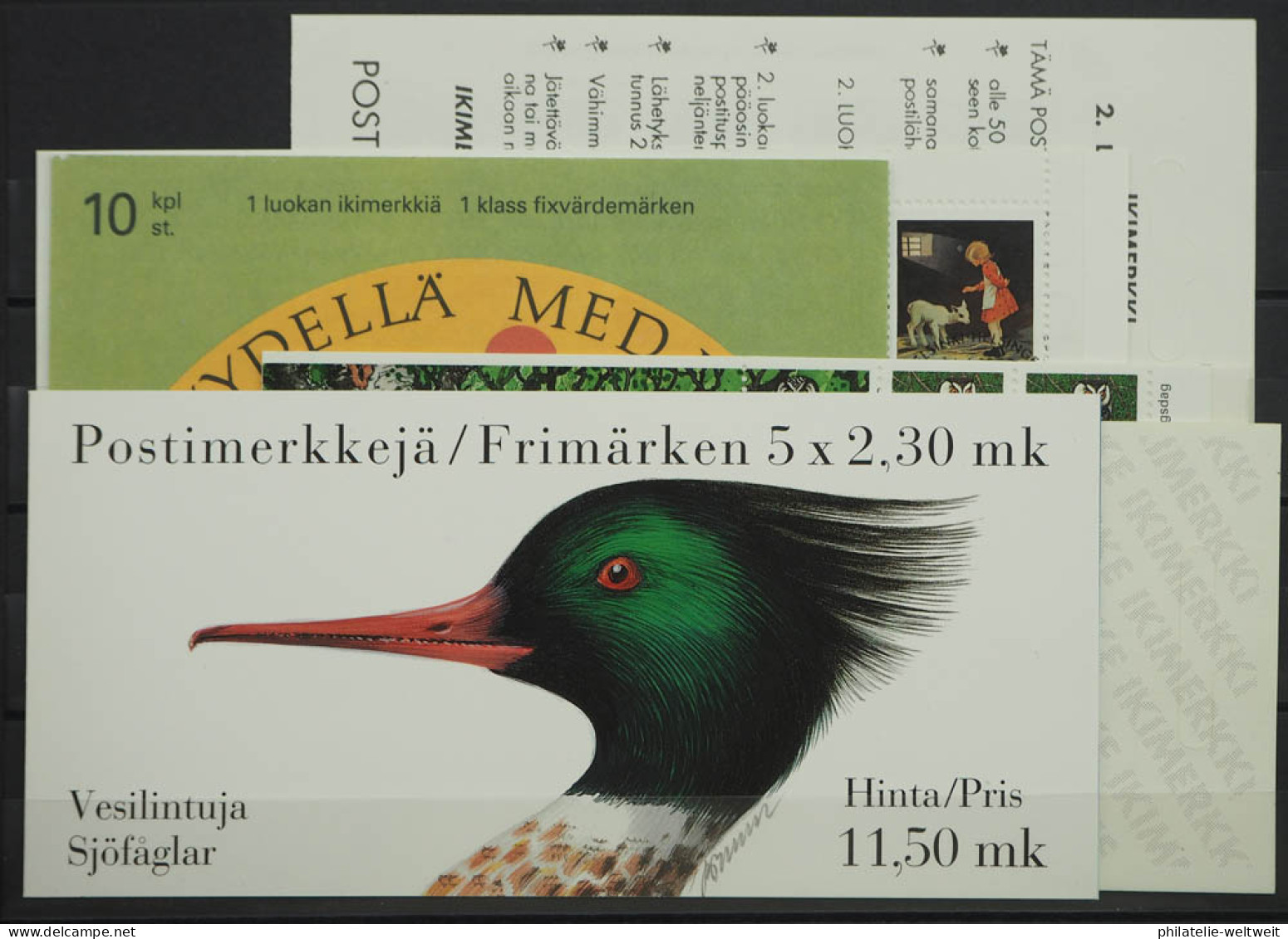 1993 Finnland; Jg. In Dne HN Kpl. Mit MH 32/35, MH 1199 + 1217, Gest., ME 62,- - Other & Unclassified