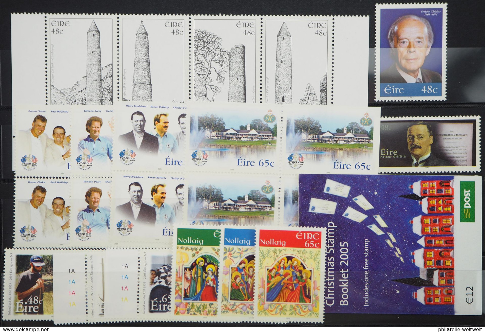 2005 Irland; In Den HN Kompletter Jg. Mit MH, Postfrisch/MNH, ME 175,- - Other & Unclassified