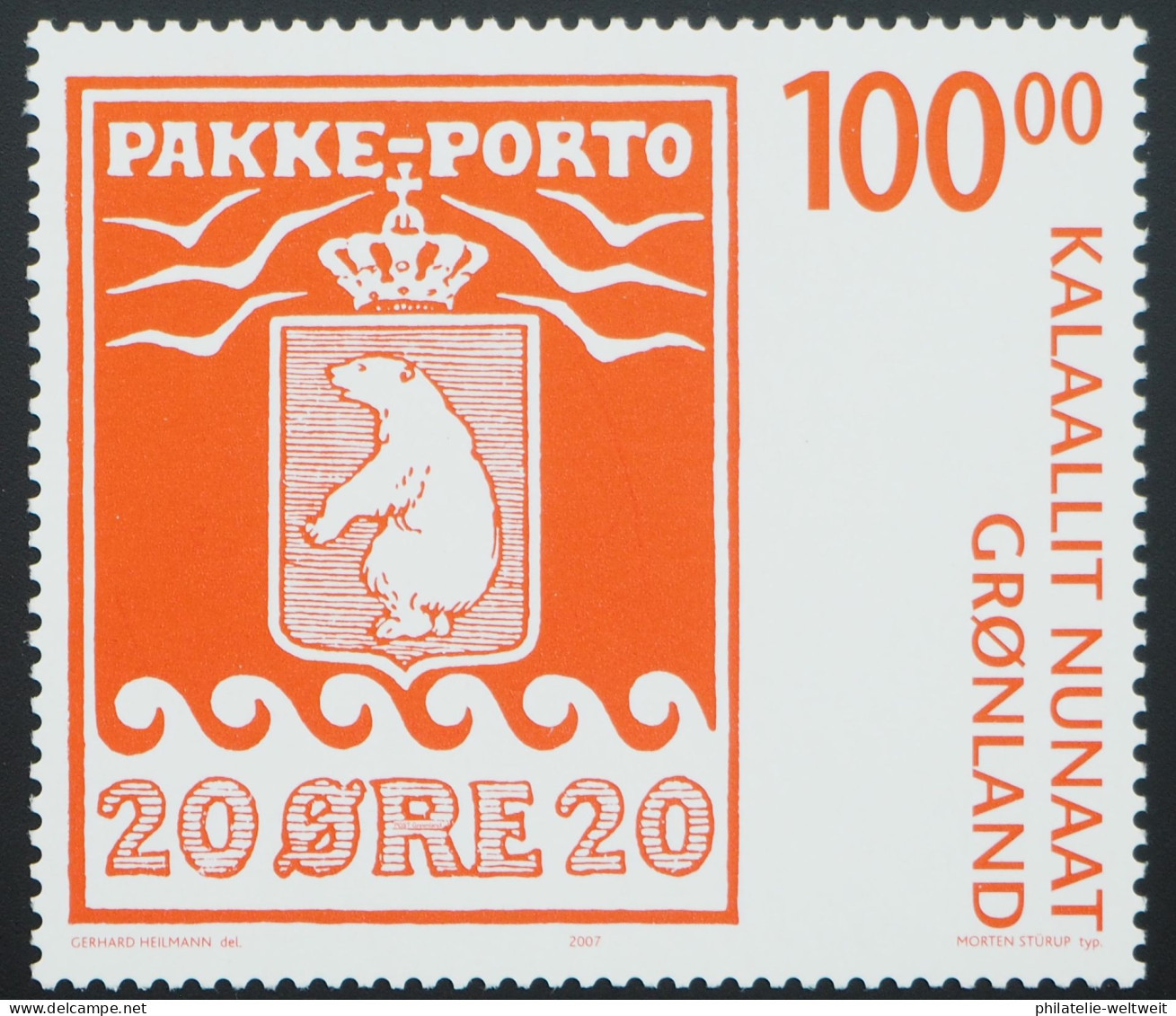 2007 Grönland; Einzelwert Briefmarken (III), Postfrisch/MNH, MiNr. 488, ME 32,- - Other & Unclassified