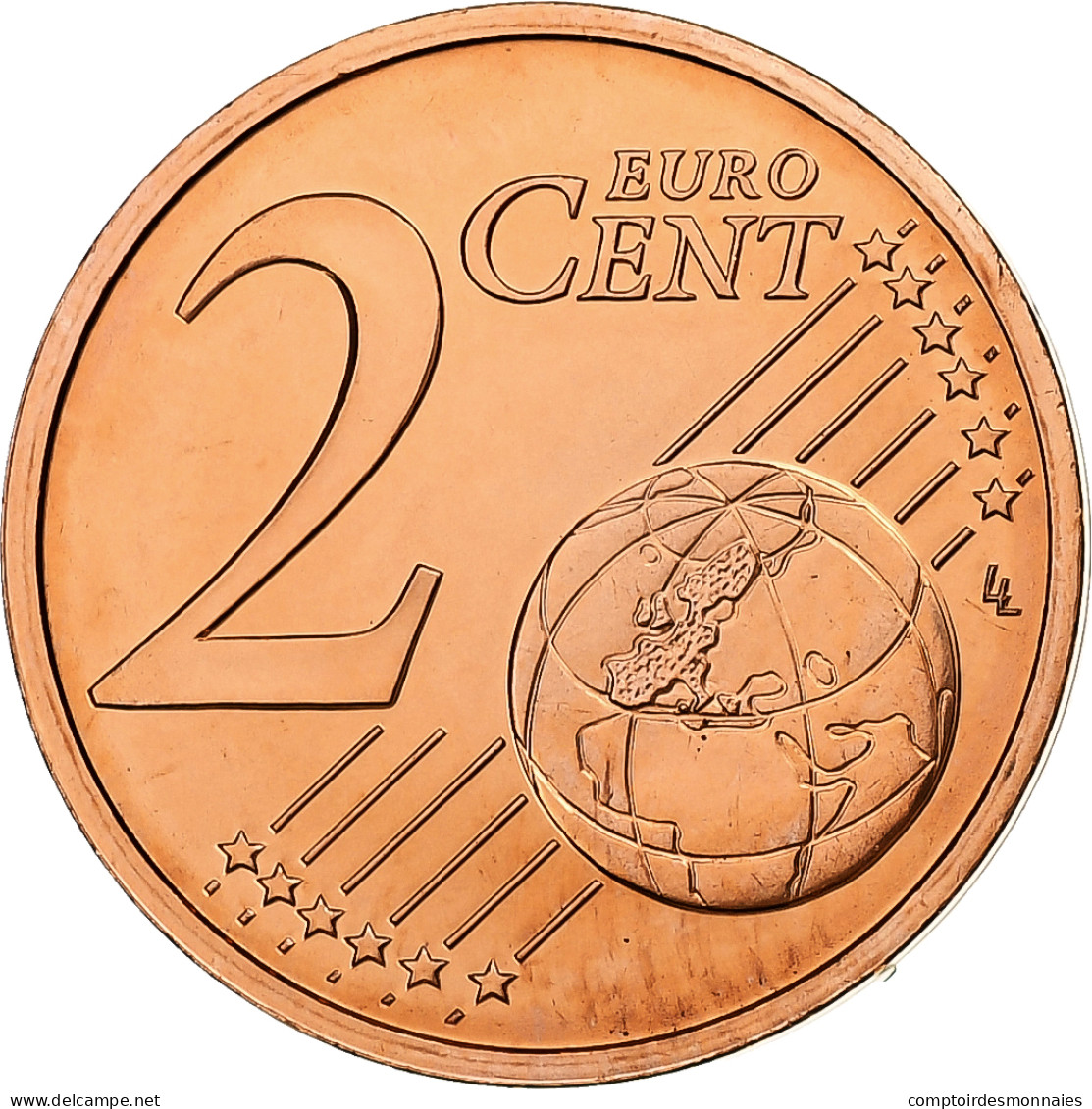 Malte, 2 Euro Cent, 2008, Paris, Cuivre Plaqué Acier, SPL, KM:126 - Malta