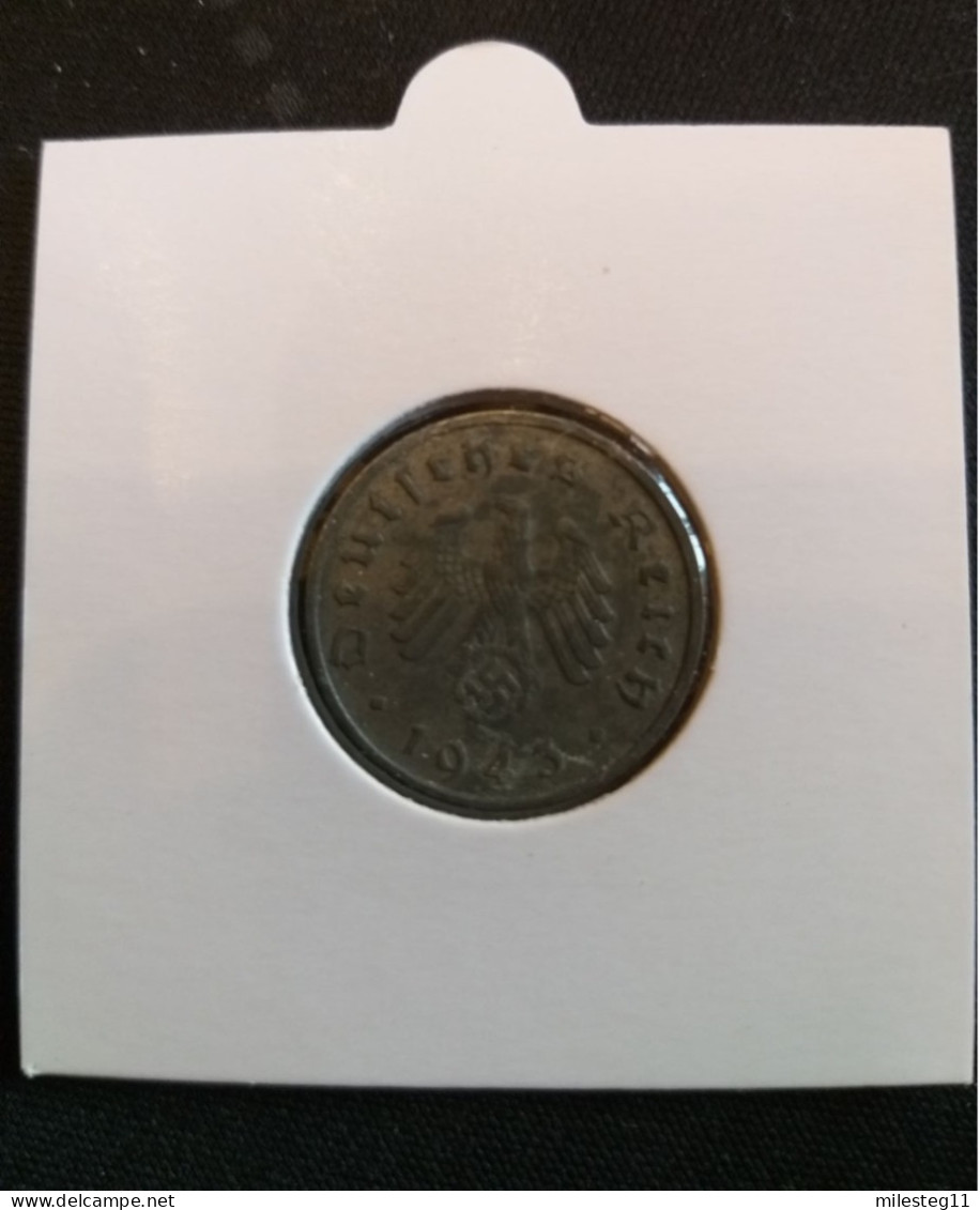 Pièce De 10 Reichspfennig De 1943F (Stuttgard) - 10 Reichspfennig