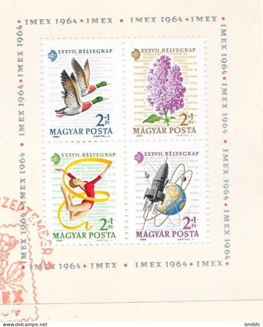 En Recommandé - Magyar Posta - BUDAPEST - IMEX 1964 - Lettres & Documents