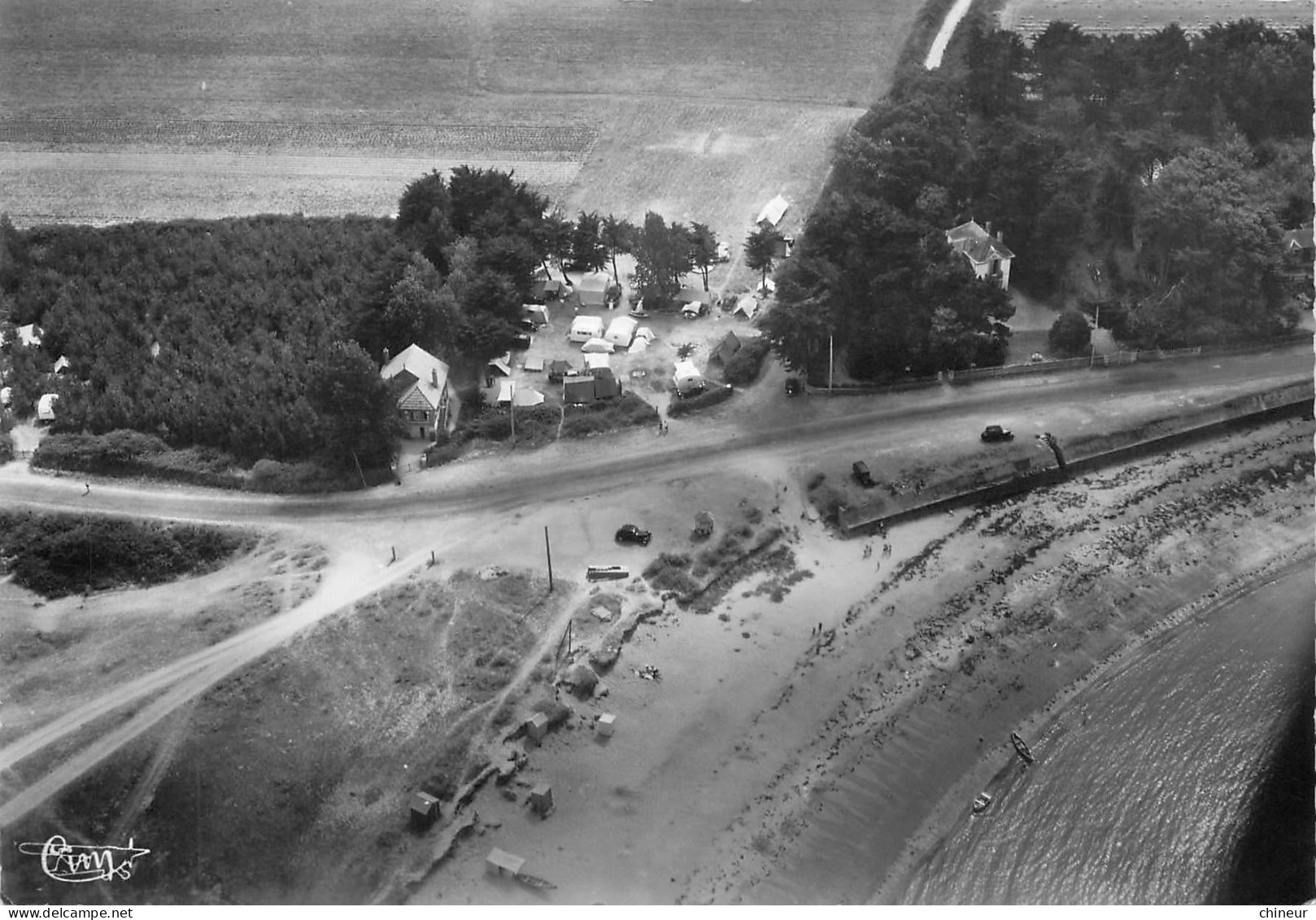 QUIMIAC MESQUER VUE AERIENNE SUR LA PLAGE DE SORLOCK LE COIN DES CAMPEURS - Mesquer Quimiac