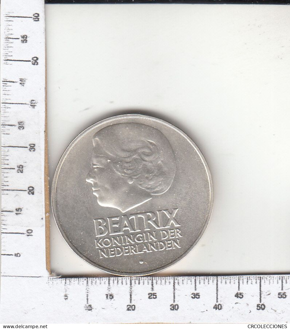 CR1867 MONEDA HOLANDA 50 GULDEN 1982 PLATA - 1980-2001 : Beatrix