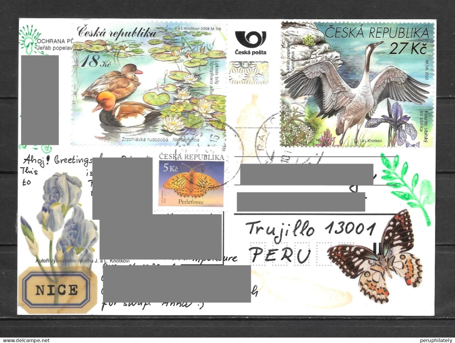 Czech Republic Bird Maxicard , Circulated - Gebraucht