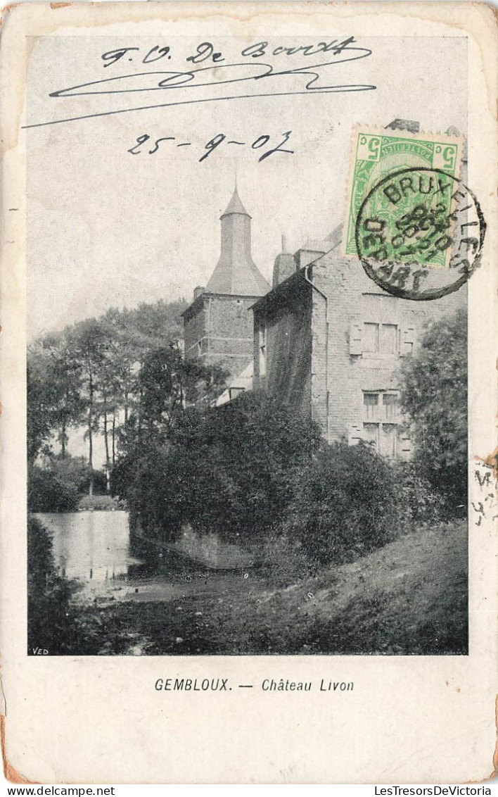 BELGIQUE - Gembloux - Vue Générale Du Château Livon - Carte Postale Ancienne - Gembloux