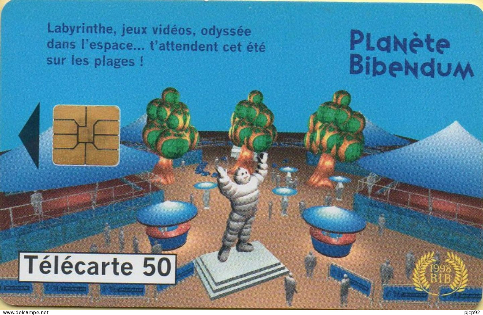 France - 1998 - Télécarte 50 Unités - Planète Bibendum - 1998