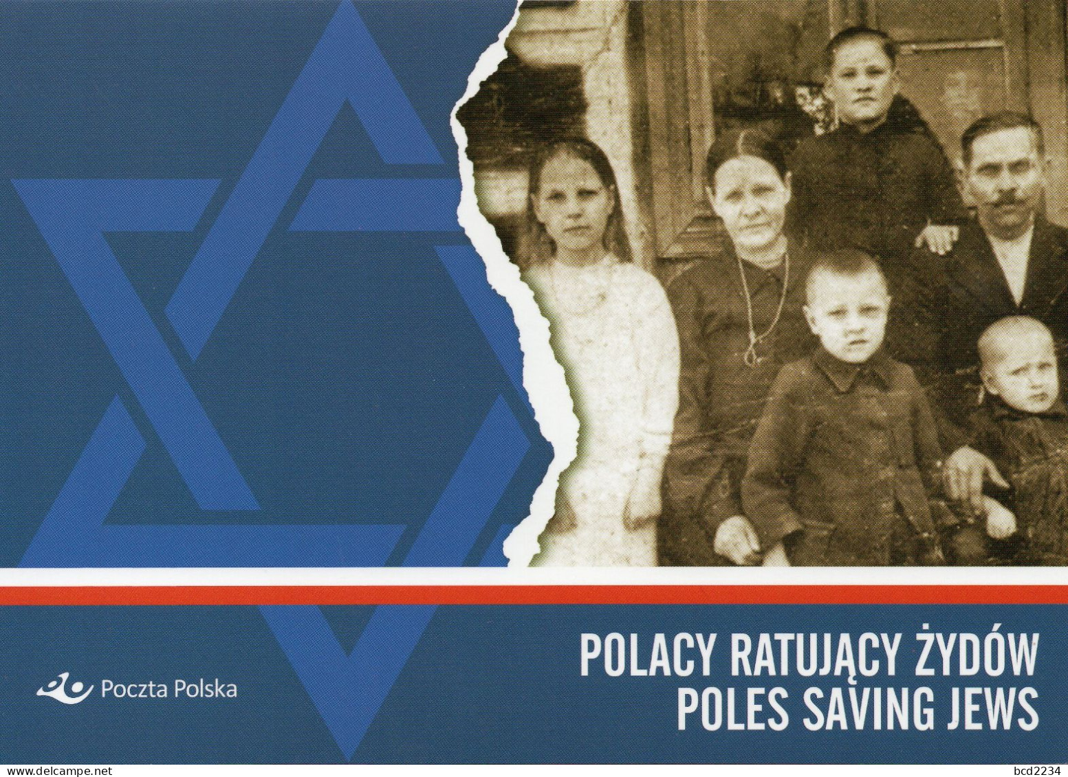 POLAND 2022 POLISH POST OFFICE SPECIAL LIMITED EDITION FOLDER: POLES SAVING JEWS FROM NAZI GERMANY WW2 JUDAICA HISTORY - Covers & Documents