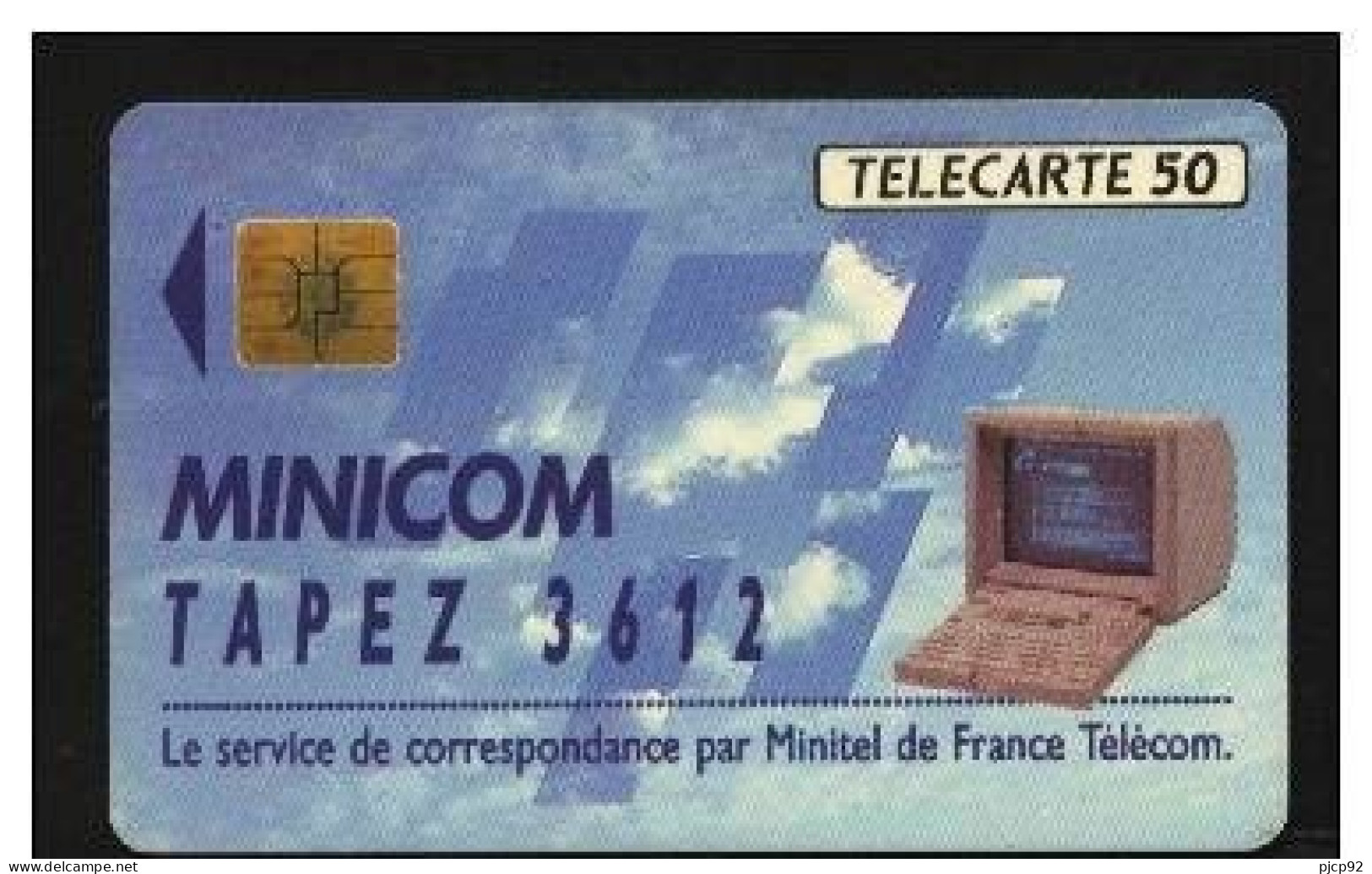 France - 1992 - Télécarte 50 Unités - Minicom - 1992