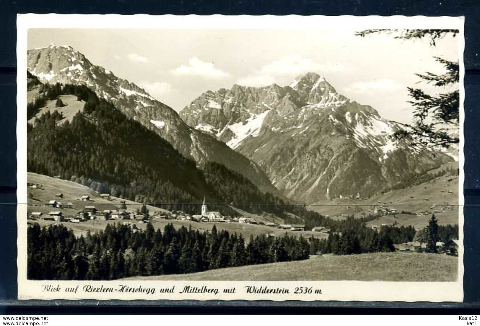 K08995)Ansichtskarte: Kleinwalsertal, Mittelberg - Kleinwalsertal