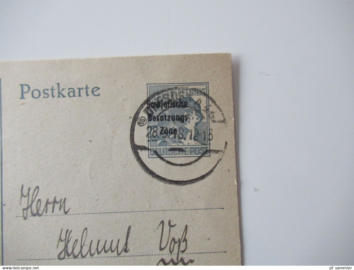 Alliierte Besetzung 1947 Und 1948 / Sonderstempel Und Etwas Bedarf Insgesamt 8 Ganzsachen - Postwaardestukken