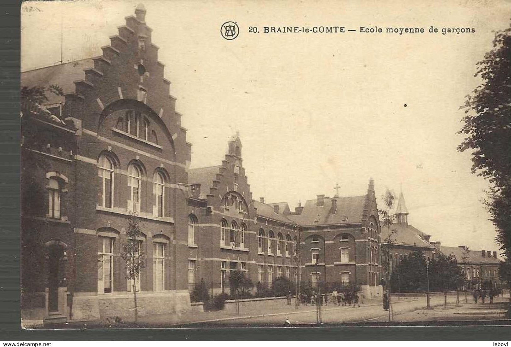 BRAINE-LE-COMTE « Ecole Moyenne Des Garçons » - Cliché F. WALSCHAERTS, Bxl - Braine-le-Comte