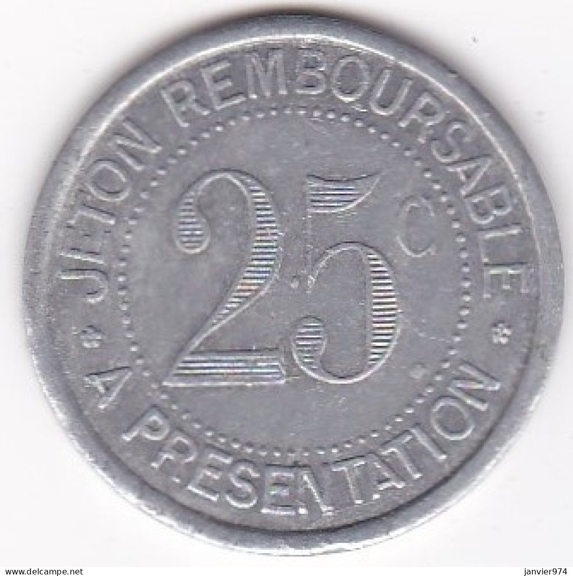 34 Hérault. Syndicat De L’Alimentation En Gros De L’Hérault. 25 Centimes 1921, En Aluminium - Monétaires / De Nécessité