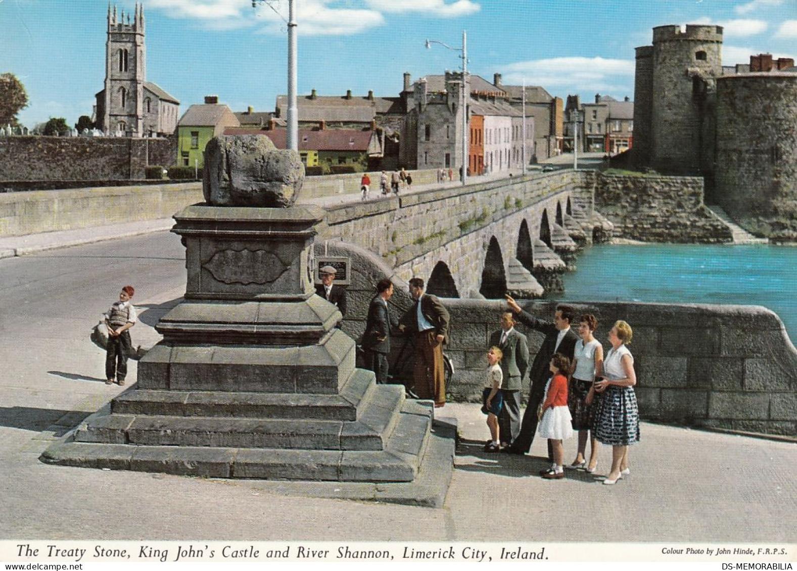 Limerick - The Treaty Stone , King John's Castle & River Shannon 1966 - Limerick