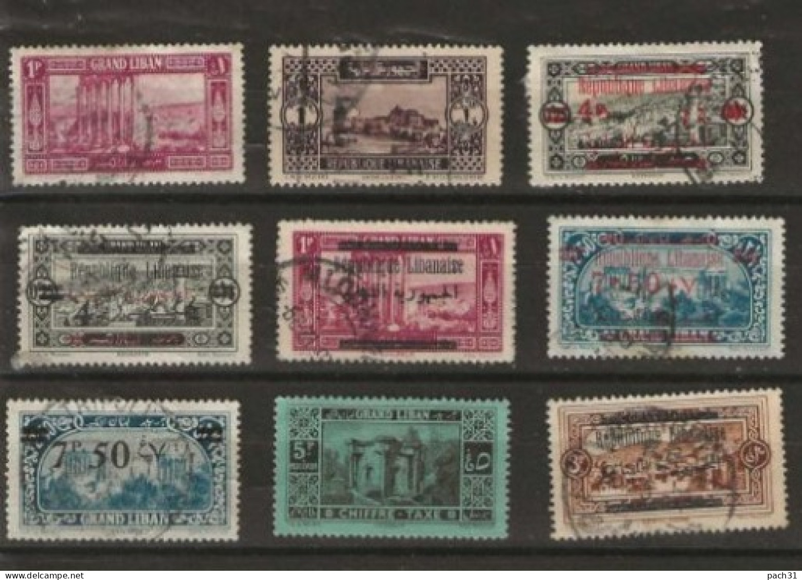 Grand Liban Lot De Timbres Neufs * Et Oblitérés - Briefe U. Dokumente