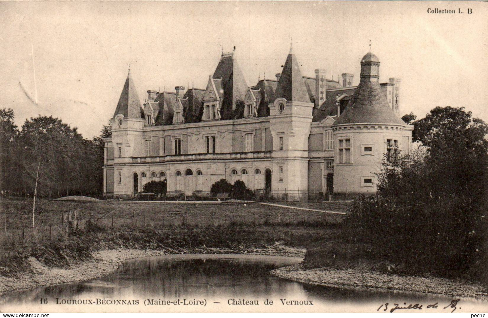 N°119729bis -cpa Le Louroux Béconnais -château De Vernoux- - Le Louroux Beconnais