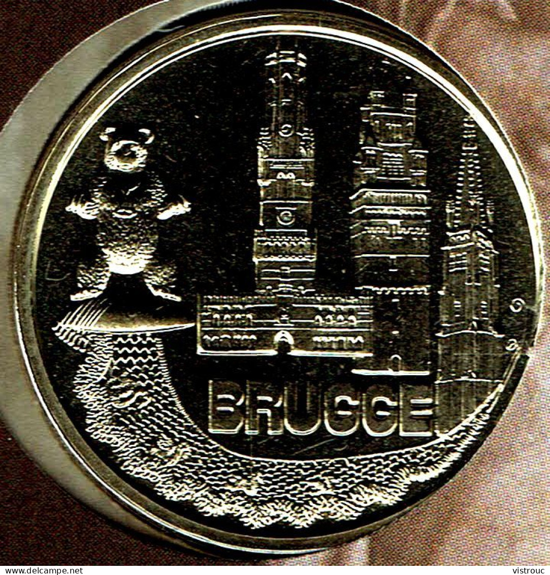 MEDAILLE - BELGIQUE - BELGÏE - BRUGES, Capitale Culturelle De L'Europe - BRUGGE, Culturele Hoofstad Europa - YEAR 2002. - Sonstige & Ohne Zuordnung