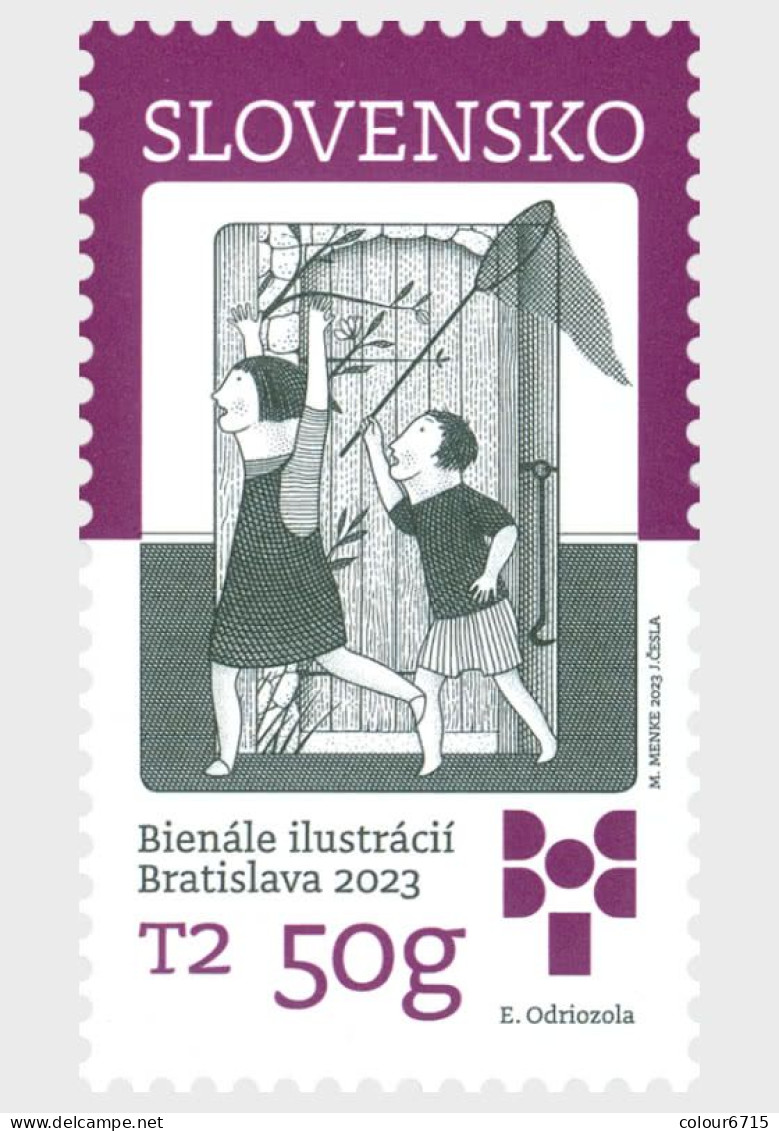 Slovakia 2023 The Biennial Of Illustrations Bratislava Stamp 1v MNH - Unused Stamps